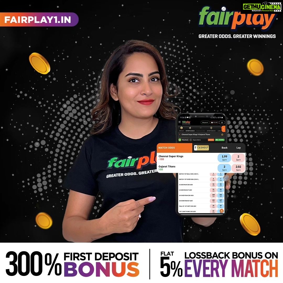 Himaja Instagram - Use Affiliate Code HIMAJA300 to get a 300% first and 50% second deposit bonus. It's the Finalllll, and Mahi's men are up against Hardik's heroes, eyeing that coveted trophy π. Start with as low as 100 rupees on Fantasy Pro and get the chance to win 100x profit π΅ π΅ . Also, withdraw your earnings 24x7 π€π€. Visit the link to place your bets now! Register today, win everyday π #IPL2023withFairPlay #IPL2023 #IPL #IPLfinal #CSKvsGT #Cricket #T20 #T20cricket #FairPlay #Cricketbetting #Betting #Cricketlovers #Betandwin #IPL2023Live #IPL2023Season #IPL2023Matches #CricketBettingTips #CricketBetWinRepeat #BetOnCricket #Bettingtips #cricketlivebetting #cricketbettingonline #onlinecricketbetting