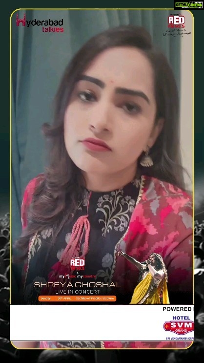 Himaja Instagram - Melody queen @shreyaghoshal Live In Concert, Hyderabad, this April 30th. Block your dates & Book vour tickets now on Paytm Insider. @redfmtelugu @hyderabad_talkies @mymusicmycountry @Tamadamedia #ShreyaGhoshal #ShreyaGhoshalLivelnConcert