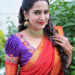 Himaja Instagram - ❤️Outfit Designed By @mickeyfashions6 #designerwear #lehenga #halfsaree