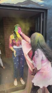 Himaja Instagram - Happy Holi and Happy Women's Day 🥰 @k___sreevani @k_rajanandini @vikramaditya1625 @neelimaactress #holi #happyholi #women #womensday #viral #trending