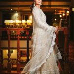 Hina Khan Instagram - 🤍 Outfit : @jade_bymk Jewellery: @renuoberoiluxuryjewellery @shoppaksha Stylist: @kansalsunakshi Style team: @siddhi_p17 MUAH @manishsharma96 @irshad__hair 📸 @mgs.wedding.cinematography