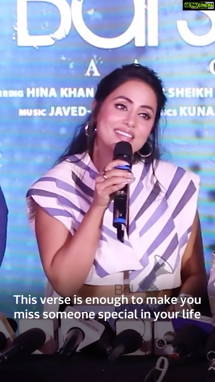 Hina Khan Instagram - Loving the love this rains on #BarsaatAaGayi. Full video out now on @vyrloriginals YouTube channel. (Tap the link in my bio to watch now)