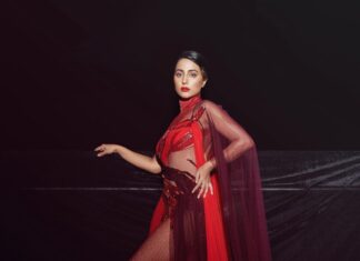 Hina Khan Instagram - I know m fire and you are craving to burn ❤️‍🔥 Outfit : @gavinmiguelofficial Rings: @limelightdiamonds Stylist: @kansalsunakshi Style team: @siddhi_p17 MUAH @digambar103 @sankpalsavita 📸 @visualaffairs_va Publicist @brandnbuzz