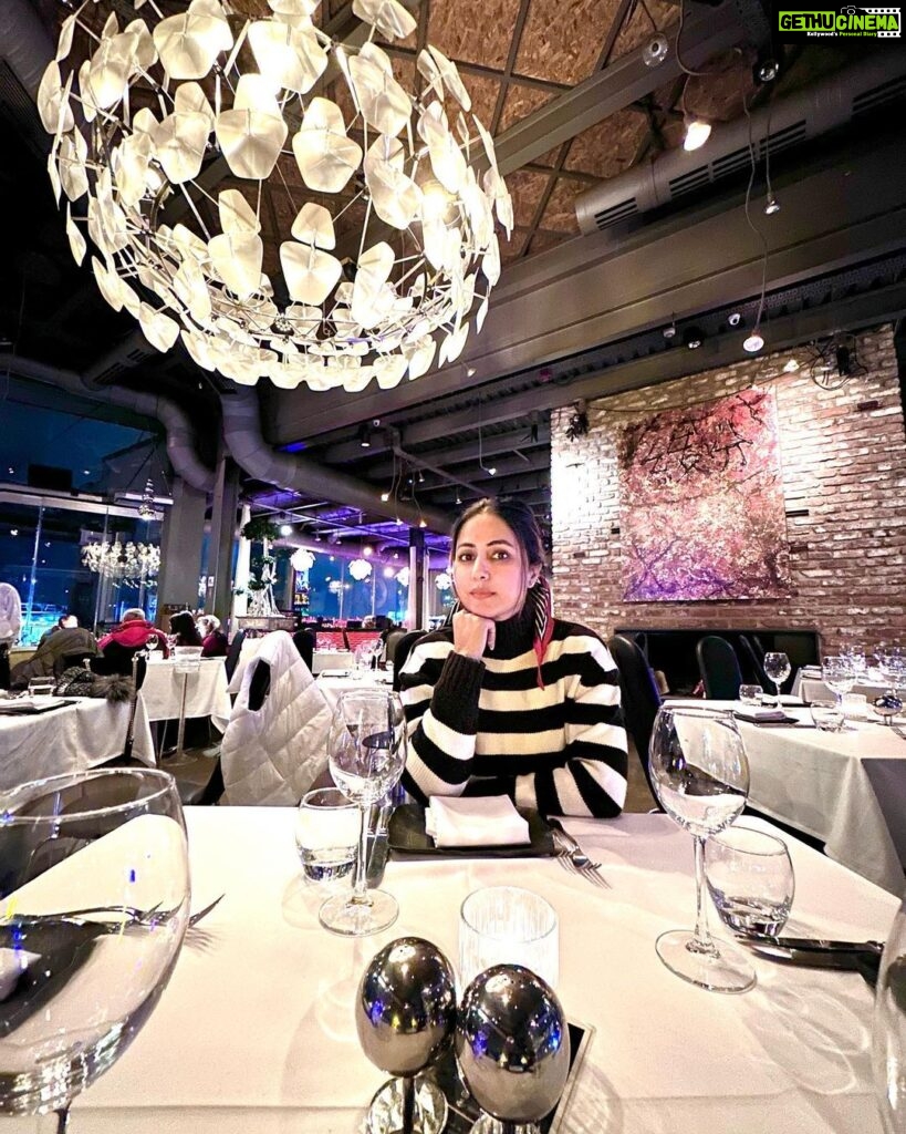 Hina Khan Instagram - Had an all around fulfilling time at this restaurant 360 degree Istanbul, just like the name suggests.. #dinnertime #aboutlastnight @goturkiye @turkiyetourism_in #istanbulisthenewcool #GoTürkiye