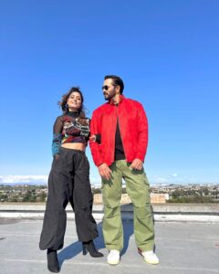 Hina Khan Instagram - It’s been such a pleasure to associate myself once again with the life changing Show we all know as Khatron Ke Khiladi. This show flips your mind over its own in the best way possible. You never remain the same as before only for good. And the cherry on top is that you get to meet the Master Of Stunts and Action God Personified Rohit Shetty who’s one sweet and immensely humble soul. So much to take away from this gig that I forever keep close to my heart.
#KhiladiForLife #ActionMakers #hustler 

Outfit @_huemn 
Heels @londonrag_in 
Stylist @stylebysaachivj