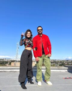 Hina Khan Instagram - It’s been such a pleasure to associate myself once again with the life changing Show we all know as Khatron Ke Khiladi. This show flips your mind over its own in the best way possible. You never remain the same as before only for good. And the cherry on top is that you get to meet the Master Of Stunts and Action God Personified Rohit Shetty who’s one sweet and immensely humble soul. So much to take away from this gig that I forever keep close to my heart.
#KhiladiForLife #ActionMakers #hustler 

Outfit @_huemn 
Heels @londonrag_in 
Stylist @stylebysaachivj