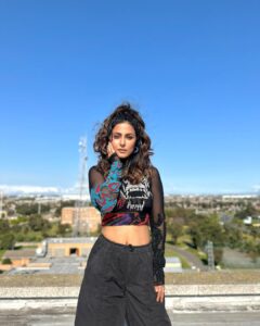 Hina Khan Instagram - It’s been such a pleasure to associate myself once again with the life changing Show we all know as Khatron Ke Khiladi. This show flips your mind over its own in the best way possible. You never remain the same as before only for good. And the cherry on top is that you get to meet the Master Of Stunts and Action God Personified Rohit Shetty who’s one sweet and immensely humble soul. So much to take away from this gig that I forever keep close to my heart.
#KhiladiForLife #ActionMakers #hustler 

Outfit @_huemn 
Heels @londonrag_in 
Stylist @stylebysaachivj