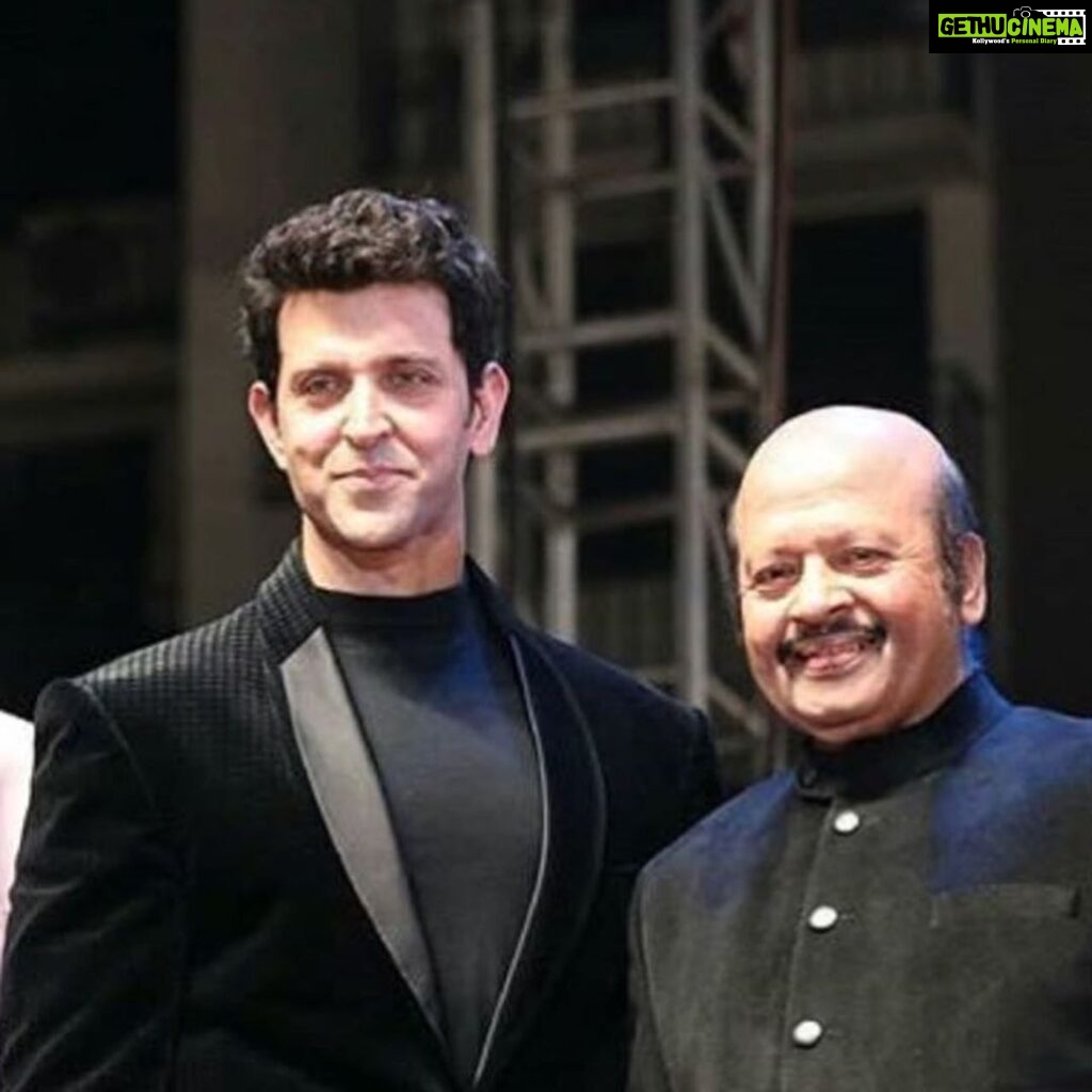 Hrithik Roshan Instagram - His biggest fan is me. My chacha is my whole childhood. The rhythm in me comes from him. Thank you chacha for enriching my life with your magic, and thank you for the innumerable musical instruments you brought into my life every birthday. Watching you create melodies will always remain my all time favorite memory. Watching you, being around you as you created for hours on the harmonium, hearing your voice, watching the sweetness of your expressions as you sang, all of it became me. I took it from you and it made me fly. You were always the silent music magician but listening to you speak in the recent years has made me a fan of your words, your wit and your charm too. You are amazing . HAPPY BIRTHDAY Chacha! Your music lives and will live forever ! ❤️ @rajeshroshan24
