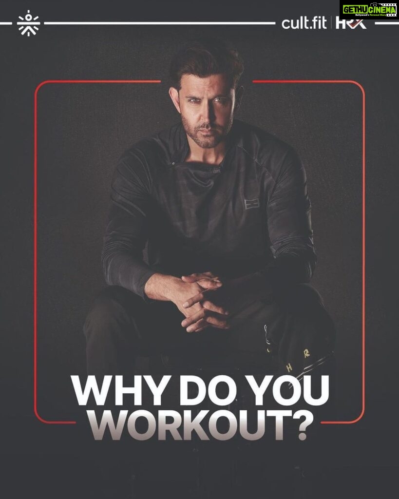 Hrithik Roshan Instagram - I'll go first - Fitness to me is a way of life, a forever commitment I've made to honor and uphold the overall health of my body. A priority. Tell me 'why YOU chose the fit life?' and throughout the week, the @cultfitOfficial & @hrxbrand bios will feature your words as every day motivation. Share your personal stories in the comments and stand a chance to win HRX hamper & Cult pass. #keepgoing