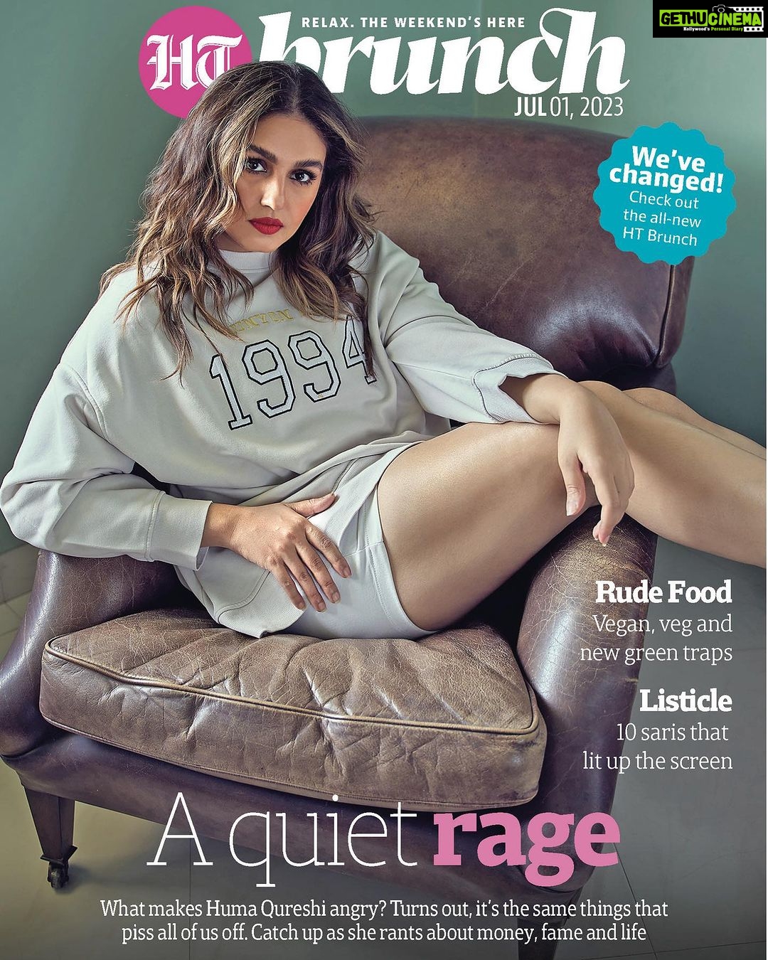 Huma Qureshi Instagram - A Quiet Rage 🦁 #lioness #simmering #cover Photographer: Ayush Gupta @ayushguptaphoto Makeup: Ritika Vats @ritikavatsmakeupandhair Hairstyling: Nargis @nargis9052 Styled by: Huma Qureshi @iamhumaq