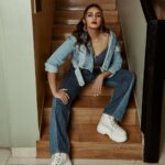 Huma Qureshi Instagram - ‘Tarla ji looking like a snack’ series returns … btw can you guys spot the food element in my outfit today??🍉 #love #gratitude for all the love for the trailer 🙏🏻🥰❤️🍜 Styled by : @sanamratansi Assisted by : @nirikshapoojary_ @sr_styleco Corset - Cider on @nykaafashion Jacket and Pants : @ Footwear : @nakedwolfe Photographer : @mayur_butwani Hair : @rakshandairanimakeupandhair Make up : @ajayvrao721