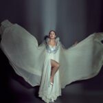 Huma Qureshi Instagram – Touched by some random Moonbeams 🌙 @abujanisandeepkhosla @who_wore_what_when @ajayvrao721 @rakshandairanimakeupandhair