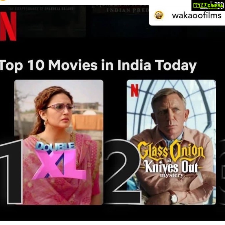 Huma Qureshi Instagram - Alright then Number 1 in India … #DoubleXL @aslisona @iamzahero @mahatofficial #BhushanKumar #KrishanKumar @vipuldshahofficial @ashwinvarde @bahlrajesh #MudassarAziz @saqibsaleem @satramramani @shivchanana @milind_jog @seth_kanishk @sohailsen @tseries.official @tseriesfilms @wakaoofilms @elemen3entertainment @optimystixmedia @aafilms.official