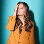 Huma Qureshi Instagram - Many Moods of Tarla 💥 Styled by : @sanamratansi Assisted by : @nirikshapoojary_ @ankitha_chauhan @sr_styleco Pant suit - @rsr_ritirahulshah Earrings : @misho_designs Photographer : @ayushguptaphoto Hair : @rakshandairanimakeupandhair Make up : @ajayvrao721 Nails : @itssoezi