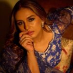 Huma Qureshi Instagram - He stepped down, trying not to look long at her, as if she were the sun, yet he saw her, like the sun even without looking - Leo Tolstoy Lehenga by @baisagaba Earrings by @mortantra @spiffycommunications Ring by: @diagoldbyvardagoenka Styled by @dhruvadityadave Hair by @rakshandairanimakeupandhair Make up by @krisann.figueiredo.mua Photo by @ayushguptaphoto