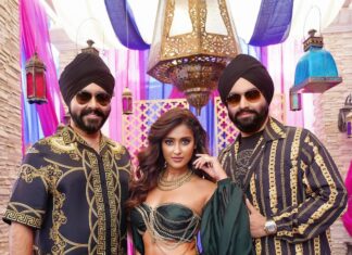 Ileana D'Cruz Instagram - Can’t wait to flaunt our Sab Gazab Diva @ileana_official with @goldkartz_official as we are getting closer to begin the Sab Gazab Adventure! So here’s to a sneak peek from the sab gazab sets. #SabGazab #12thApril2023 @badboyshah @sumeetsinghm @unisysinfosolutions #sagahits #sagamusic #unisys