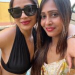 Inaya Sultana Instagram – My evil twin . 

@keerthivijender02 

#bestfriends #friendshipgoals #girlbestie #girlstrip #goa #fountainhas #friendsforever #girlstrip