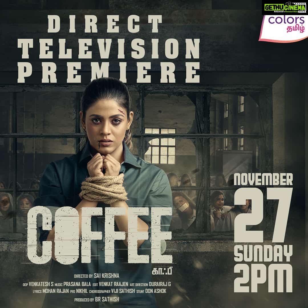 Iniya Instagram - I am happy to share that my movie coffee will be releasing direct television colours tv on 27th Nov 2022 Sunday at 2pm. I want to take this opportunity to thank my producer for his support and believing my work, entire cast and crew of the coffee team who worked tirelessly to make this happen and family for always supporting my dreams.. Special thanks to my friend JEEVA @jeevas.mahendar & my trainer SOLOMON SIR for always standing my side in tough times and keep on motivating me.πππ TRAILER LINK IN BIO π @omcineinternational #SarathySathish Production @om_actor @mugdhagodse @Rahuldevofficial @saikrishna8398 @venk7888 @soundararaja_actor @vasudevandharani @ramachandran2164 #Venkatrajan #PrasanaBala @mohanrajan_lyrici @setboxone @stuntashok @viji_wonderwomen_ @Yuvrajganesan @onlynikil #nmims