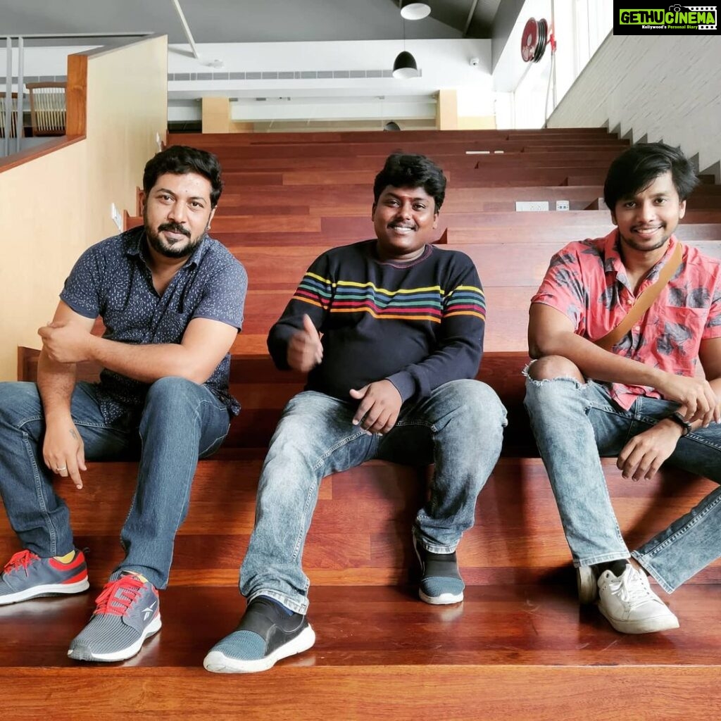 Irfan Instagram - Kkk reunion meet was so much fun and it's coming on vikatan YouTube, only we 3 guys assembled