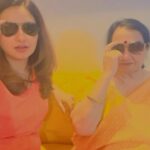 Isha Chawla Instagram - Just us doing our Bhola baba ritual . 🔱 . Ab bhola baba sunn le bas . . . . #eshachawla #bholababa #trending #motherlove