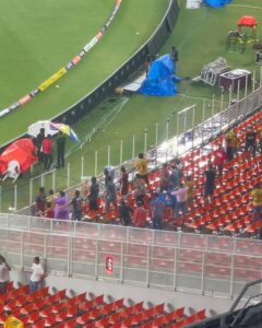 Isha Chawla Instagram - Just wanted to get it out of my system so here it goes . 

In my previous post I may have cursed the universe too strongly . The fan in me was so hurt for not being there for the final match , which also looked like @mahi7781 ‘s final match … so I made a wish and prayed real hard for Dhoni’s win , but the gods took it too seriously . It rained and rained and the match. Was postponed to 29th , which meant I could watch it live . It was all last minute how I reached Ahmedabad is another story but I just couldn’t believe my stars that I was there . Well I witnessed the most nerve wrecking match … absolutely crazy . The fun of being at the stadium is something everyone must witness . I had gone there alone but soon there were two boxes/stands full of people who felt like family . I’m a superstitious  cricket lover , so people weren’t allowed to move some weren’t allowed to stand some weren’t allowed to sit . Infact I watched the entire match standing , but if that got us the cup … why not . An absolutely glorious night extended due to the rains , but only to make it even more fun . Well in the end I just want to say …. 
KISSI CHEEZ KO AGAR DIL SE CHAHO TO POORI KAYNAT USE TUMSE MILANE KI. KOSHISH MEIN LAG JAATI HAI … and so it did . 🖤

#cricket #dhoni #fanpower #gratitude #indebtedtotheuniverse