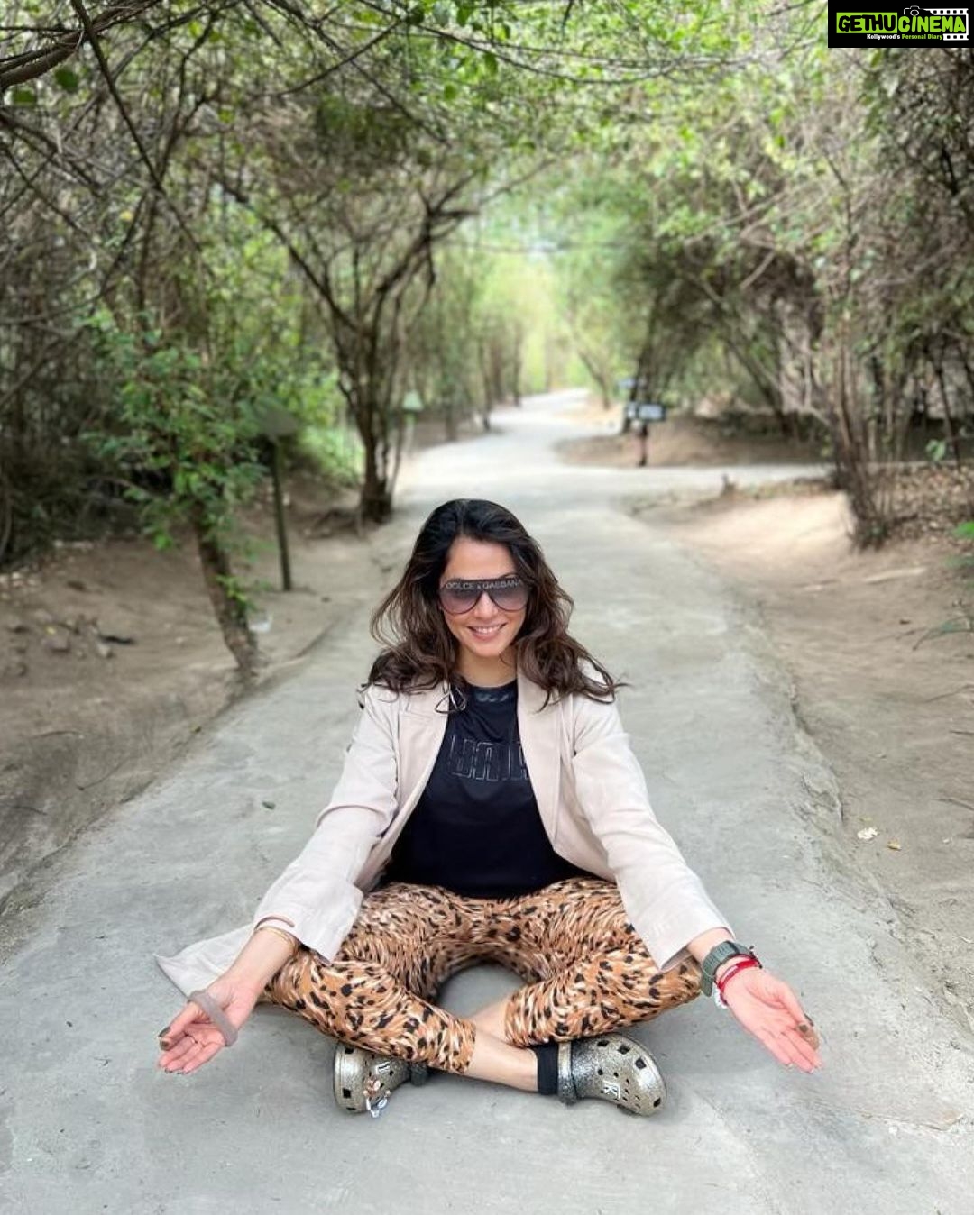 Isha Koppikar Instagram - No matter where I roam on this earthly plane, Yoga and meditation are my constant refrain. From the depths of the jungle to mountains high, I embrace their solace, beneath the open sky. Amidst the wild safari, where lions roam free, I find stillness within, as I breathe and decree. With each sun salutation, my spirit takes flight, Connecting with nature's rhythm, pure and bright. No matter where I am, yoga's light does shine, A timeless practice, transcending space and time. On World Yoga Day, let's unite in this quest, Embracing the union of body, mind, and zest. #WorldYogaDay