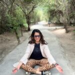 Isha Koppikar Instagram - No matter where I roam on this earthly plane, Yoga and meditation are my constant refrain. From the depths of the jungle to mountains high, I embrace their solace, beneath the open sky. Amidst the wild safari, where lions roam free, I find stillness within, as I breathe and decree. With each sun salutation, my spirit takes flight, Connecting with nature's rhythm, pure and bright. No matter where I am, yoga's light does shine, A timeless practice, transcending space and time. On World Yoga Day, let's unite in this quest, Embracing the union of body, mind, and zest. #WorldYogaDay