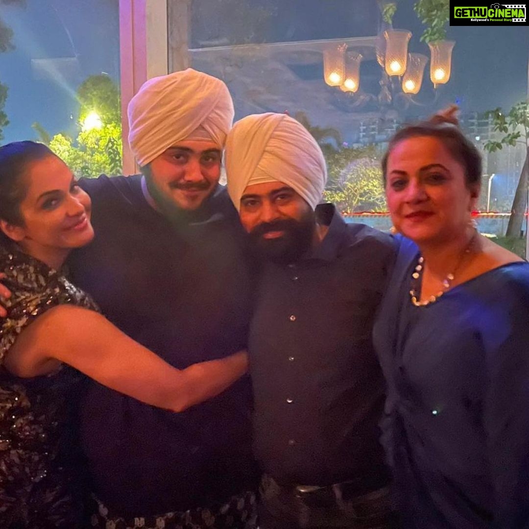 Isha Koppikar Instagram - To my partner in crime, You are one of the most charming, kind and supportive people I know. You are so positive and happy, and I wish you have a great 21st. May you always rise and shine and achieve all that your heart desires β¨ Happiest Birthday Rockstar @harmanraai_singh_sehgal_ π #birthdaywishes #friendslikefamily #famjam #friendsforlife #love #rockstar