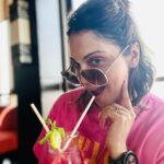 Isha Koppikar Instagram – Matching my drink to my outfit 🍹