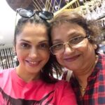 Isha Koppikar Instagram - Dearest Amma Thank you for everything that u have done for us. No words can measure your love and the sacrifices that u have made to see us smile May God bless u with good health, wealth, and peace of mind.And may God grant my wish to be born as ur daughter in every life time ♥️💜🤗😘🙌🏻💐💐💐 Happy Birthday Amma ❤️❤️❤️ #happybirthday #mommyandme #motherslove #loveyou #momanddaughter