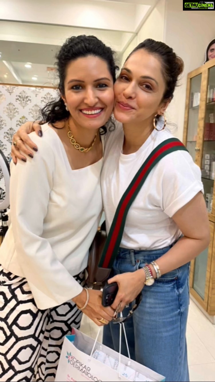 Isha Koppikar Instagram - Beauty is crucial, both on and off the screen. Specially for people in the Film Industry, it can make or break careers. As a dermatologist, I understand how important it is to look and feel your best, and that's why I'm thrilled to have had the stunning and talented Isha Koppikar Narang visit our clinic for our personalised GFC Hair treatment. Congratulations, Isha, you chose the right place for your skin and hair needs. Kopikar Dermatology Clinic in Vikhroli East, Mumbai, specializes in Dermatology, Cosmetology, and Trichology, offering a wide range of services tailored to meet the unique needs of each client. Our cutting-edge GFC Hair treatment is just one of the many options available to help you achieve the look you desire. From a dermatologist's perspective, beauty is more than just skin-deep. It's about taking a holistic approach to your overall health and well-being, both inside and out. And from an actor's perspective, it's about feeling confident and comfortable in your own skin, no matter the role you're playing. If you're ready to take your beauty routine to the next level, come see us at our clinic and let us help you look and feel your best. We'd love to hear from you and tell you more about the treatment Isha received during her visit. Kopikar Dermatology is the leading Skin and Hair Clinic in Vikhroli Mumbai and a top choice of celebrities | Dr Radhika Kopikar, founder of Kopikar Dermatology is an experienced Dermatologist , Cosmetologist & Trichologist with over 12+ years of experience in the field. Like for more!! π€π€ To know more call or WhatsApp us at 9967010034 Find us at π3/23 Sai Prasad Shopping Centre Below Vikhroli Court, Kannamwar Nagar II, Vikhroli (E), Mumbai, Maharashtra 400083 #celebritydermatologist #dermatologist #indiandermatologist #indiancosmetologist #skinclinicmumbai #ishakoppikar #hairclinic #gfc #prptreatment #gfchairtreatment Dr RadhikaKopikar