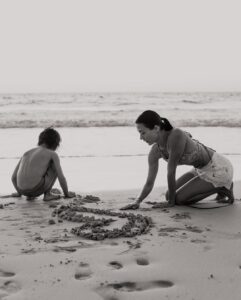 Isha Sharvani Instagram - This poem from The Prophet has been my guiding light in parenting. 

And a woman who held a babe against her bosom said, Speak to us of Children.
 And he said:
Your children are not your children.
They are the sons and daughters of Life’s longing for itself.
They come through you but not from you, And though they are with you yet they belong not to you.
You may give them your love but not your thoughts, For they have their own thoughts.
You may house their bodies but not their souls, For their souls dwell in the house of tomorrow, which you cannot visit, not even in your dreams.
You may strive to be like them, but seek not to make them like you. For life goes not backward nor tarries with yesterday.
You are the bows from which your children as living arrows are sent forth.
The archer sees the mark upon the path of the infinite, and He bends you with His might that His arrows may go swift and far.
Let your bending in the archer’s hand be for gladness;
For even as He loves the arrow that flies, so He loves also the bow that is stable.

By Kahlil Gibran ❤️✨✨

📸 @rachelcollierphoto 🙏🏾❤️

#kahlilgibran #great #poetry #children #sunset #motherhood #motherlove #son #luca #ishasharvani #photooftheday