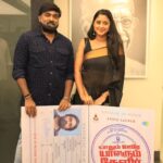 Kaniha Instagram - With this amazing human I can call a friend. ❤️ Always a fan girl of your work!! @actorvijaysethupathi At #yoyk audio release. Chennai, India