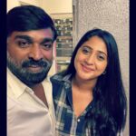 Kaniha Instagram - From being a fan, To being a co-star, To becoming a friend. @actorvijaysethupathi you have my ❤️ 🤗😍🤗 #vijaysethupathi #makkalselvan