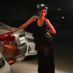 Kanika Mann Instagram - Sorry I used your car to pose 😋 Styled by: @styleitupbyaashna Shot by @deepak_das_photography @kakali_das_photography Outfit: @sonarshbysona Hair & Makeup: @celebsmakeupbysejal @makeoverbysejalthakkar