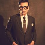 Karan Johar Instagram - I do what suits me…. You? Styled by @ekalakhani in a suit tailored by @masculineofficial 📷 @sheldon.santos