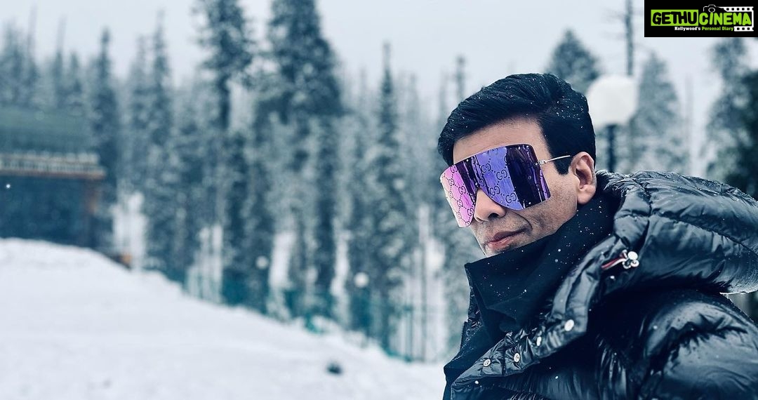 Karan Johar Instagram - The advantage of your DOP waiting for weather is that I get to pose for him 📷 @manushnandandop ! #rockyaurranikipremkahani