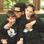 Karan Johar Instagram - Valentines Day for me for many years has been a day I either partied with other singles or then lamented the lack of a relationship or then celebrated my independence and solo status … it’s always been a blend of so many feelings and emotions! But when Roohi and Yash were born I realised my dependency and search for love ended with their arrival into our universe! I celebrate them along with my mother everyday but today is the day to say to all of us parents that we have forever valentines in our children! A paternal love story is the most satisfying, unconditional and exceptionally rewarding! So raise a toast and if no one sends you flowers today send yourself an emoji ! 🌹🌹🌹