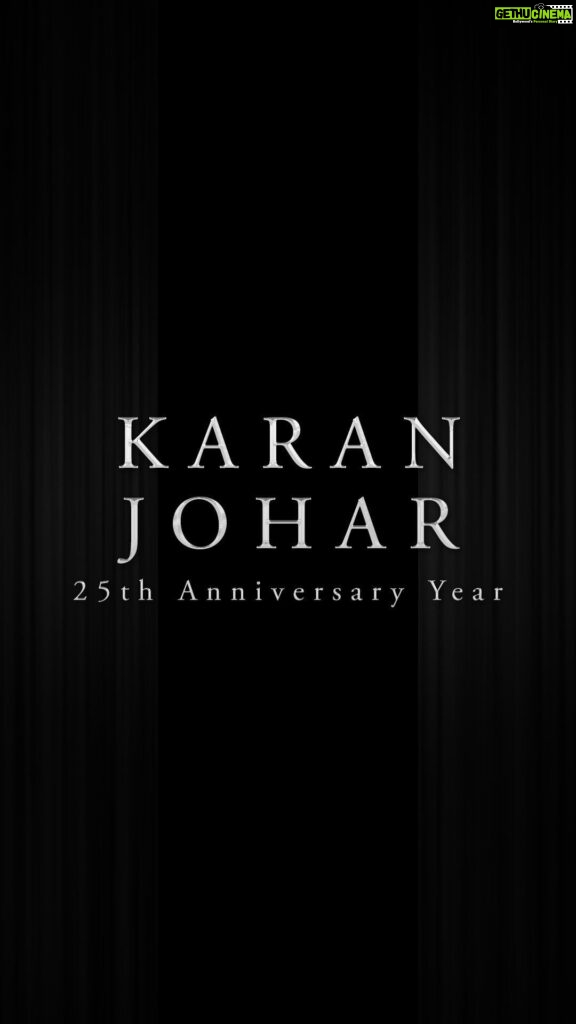 Karan Johar Instagram - Nothing but gratitude for the magical 25 years I have spent in the director’s chair. I learnt, I grew, I wept, I laughed - I lived. And tomorrow, another piece of my heart will be yours to see and I could not be more ecstatic as I celebrate my birthday with you all. With a kahaani that has prem written all over it. See you tomorrow!♥️ #RockyAurRaniKiiPremKahaani first look out tomorrow!🎬 In cinemas 28th July.