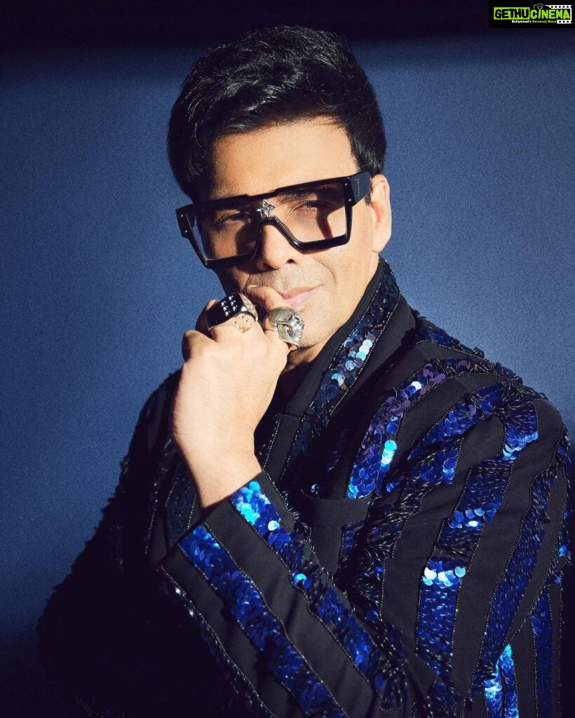 Karan Johar Instagram - Bling it on!!! Styled by @ekalakhani in @goyalkanika 📷 @sheldon.santos