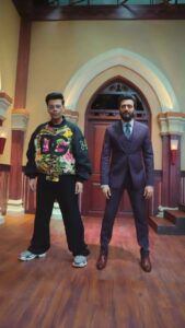 Karan Johar Instagram - My dearest @karanjohar joins the VEDness of #vedlavlay #ved30dec - love you KJO -thank you so so much !!!