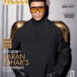 Karan Johar Instagram - Looking at you, saying #HELLO! @hellomagindia Wearing Kaushik Velendra (@kaushik_velendra) with sunglasses from Tom Ford (@tomford). Gloves from Copper Mallet (@coppermallet) add an edge to the look. . Editor: Ruchika Mehta @ruchikamehta05 Interview: Sangeeta Waddhwani @sindhycrawford Photos: Vaishnav Praveen @vaishnavpraveen, The House Of Pixels @thehouseofpixels Styling: Eka Lakhani @ekalakhani Creative Director: Avantikka Kilachand @avantikkak Fashion Editor: Sonam Poladia @sonampoladia Junior Stylist: Anushree Sardesai @anushree_sardesai Assisted by: Misha Rawal @misha_rawal Hair: Darshan Yewalekar @darshanyewalekar Make-Up: Paresh Kalgutkar @paresh_kalgutkar Location Courtesy: Toyroom Mumbai @toyroommumbai_ at @grandhyattmumbai Managed By: Lenn S @len5bm Artist PR Agency: Hype PR @hypenq_pr