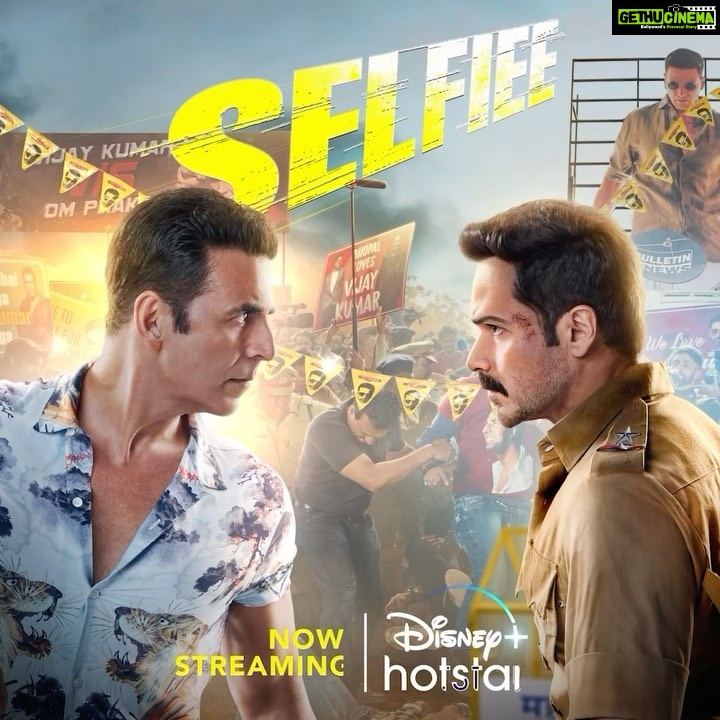 Karan Johar Instagram - One selfiee but many angles to this story! Watch the ultimate showdown between a superstar & his superfan now. #Selfiee is now streaming on @disneyplushotstar!🍿 #SelfieeOnHotstar @akshaykumar @therealemraan @nushrrattbharuccha @dianapenty @apoorva1972 @therealprithvi @supriyamenonprithviraj @iamlistinstephen @raj_a_mehta @rishiwrites @dharmamovies @starstudios #CapeOfGoodFilms @prithvirajproductions @vbfilmwala @magicframes2011 @anshul300 @playdmfofficial