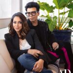 Karan Johar Instagram - For @archdigestindia : The bond between Gauri Khan (@gaurikhan), who has successfully carved a career as an interior expert and Karan Johar — a director, producer, talk-show host, and author—dates back to when he, as a young assistant director on the seminal film Dilwale Dulhania Le Jayenge, struck up a friendship with Gauri and Shah Rukh Khan. In the nearly three decades since, they have seen each other through different professional paths, the birth of five children (Khan’s three and Johar’s twins), milestone celebrations, and even some personal setbacks. While “#friendslikefamily” is now a hackneyed term, Johar has long been unequivocal that Khan is and will always be his chosen family. So when Karan Johar decided that the approximately 5,500-square-foot apartment extension to his penthouse home, nestled in a quiet cul-de-sac off Bandra’s Pali Hill, needed a gut renovation, Gauri Khan was the only choice. The home with its wraparound terrace served Johar, his mother Hiroo, and his twins Roohi and Yash tremendously during the lockdown. “It’s such a vast space, and with no furniture around, the kids could run around and play. Every evening, once Roohi and Yash were done with virtual schooling, we would gather there for chai, and get in some family time.” Photography by: Ishaan Nair Words by: Priyanka Khanna Production: Harshita Nayyar Karan Johar's team: Manager: Lenn Soubam Fashion Stylist: Eka Lakhani Assistant Stylist: Arpita Chonkar & Mayuri Srivastava Hair: Aalim Hakim Makeup: Paresh Kalgutkar Gauri Khan's team: Hair: Rishika Chaudhry Makeup: Saba Khan