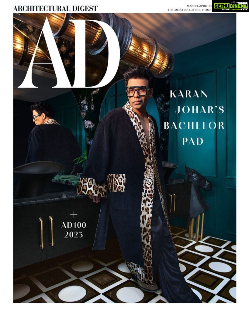 Karan Johar Instagram - New Issue alert! A sweet long friendship is the special ingredient in this bachelor pad designed by AD100 designer Gauri Khan (@gaurikhan) for her friend and client Karan Johar (@karanjohar). "I would highly recommend that if you have a friend who is an interior expert, you get them to design your home. Gauri gave this home so much love, it really shows in every corner,” Karan told AD. And in turn, Gauri says, "Karan’s approval means the most. It’s like getting an A-plus in an exam!" Here for AD's March-April coverstory, the friends opened doors to this beautiful space "designed to reflect who Karan is: glamorous, fun, and also a little over the top!" in the words of Gauri Khan. On Stands - 29th March 2023. Photography by: Ishaan Nair (@ishaannair7) Words by: Priyanka Khanna (@priyankaskhanna) Art Director: Chandni Mehta (@thebombaycat) Production: Harshita Nayyar (@harshitanayyar_) Karan Johar's team: Manager: Lenn Soubam (@len5bm) Fashion Stylist: Eka Lakhani (@ekalakhani) Assistant Stylist: Arpita Chonkar (@arpita.kc) & Mayuri Srivastava (@mayuri_srivastava) Hair: Aalim Hakim (@aalimhakim) Makeup- Paresh Kalgutkar (@paresh_kalgutkar) #ADIndia #NewIssue