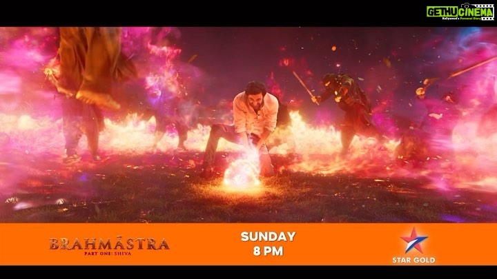 Karan Johar Instagram - With love and light… Get ready to dive into the world of ancient Indian Astras in the #WorldTVPremiere of #Brahmāstra, on 26th March, Sunday at 8 PM, only on @stargoldofficial!🧡🧡