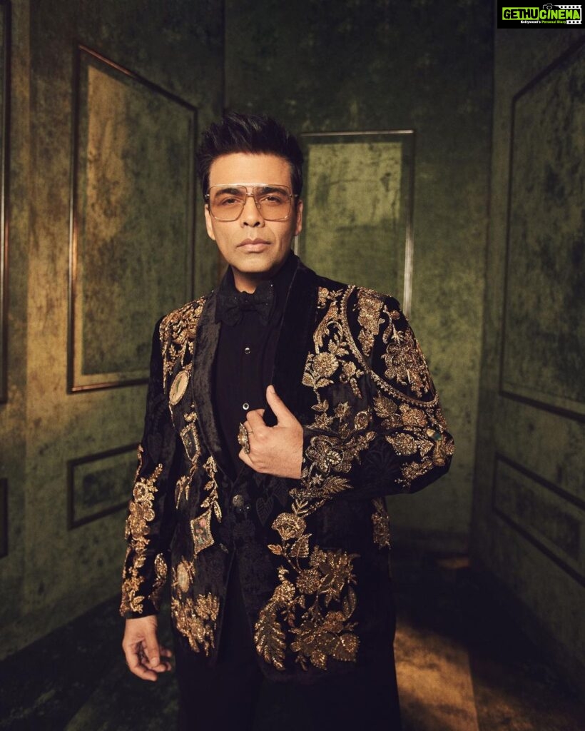 Karan Johar Instagram - In @rimpleandharpreet styled by @ekalakhani hair @aalimhakim make up @paresh_kalgutkar 📷 @sheldon.santos production design @amritamahalnakai ..For the launch of the NITA MUKESH AMBANI CULTURAL CENTRE which is nothing short of spectacular! A world class institution that will forever be iconic for being the most incredible platform to curate and cultivate art and artists… #thegreatindianmusical was beyond amazing …. Such a visual, elegant , patriotic and poignant narrative of our great nation and its immense relevance to the world…Directed by FEROZ KHAN who did such an outstanding job…. My dearest and exceptionally talented friend @manishmalhotra05 who displayed over 1200 spectacular costumes which brought the rich colours and silhouettes of our traditional garments with aplomb and vibrancy…The choreography by the genius and magestic @vaibhavi.merchant … wow! Took our collective breaths away…. Kudos and Bravo to Nita bhabhi and Mukesh Bhai for contributing so immensely to the cultural fabric of our city and country in the most magnificent way! My love and warmth to my favourite twins after my own … Akash and Isha… the warmest and kindest Anant… Shloka , Radhika and Anand for being such pillars of love and support! @nmacc.india Does us all proud ….