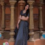 Kavya Shetty Instagram - 💙 Photography @equinoxestillmediaa Mua @glazes_by_sheethal Jewellery @aabushanjewellery1941 Designer @sheethaldesigner_official Hairstyle @hairstyle_by_anitha Location @destino_the The Destino 4.0