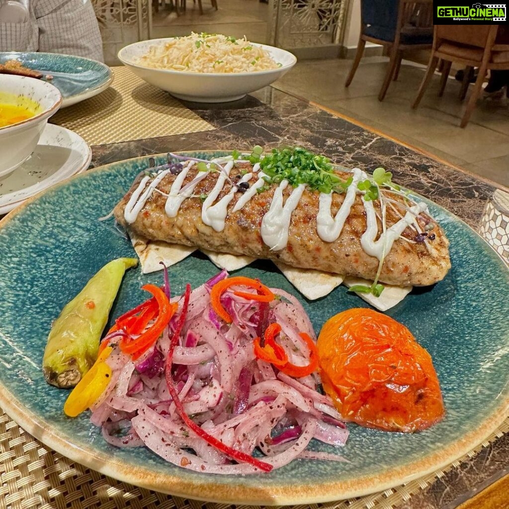 Kavya Shetty Instagram - Modern Turkish cuisine at its best in @oz.kebapci NammaBengaluru at UB city . Loved the little showmanship thrown in as well. Must try dishes according to me are : Kibbeh, Bamya,Kalkan Kofte,Antep, Pilaf,Baklava #öz #modernturkishcuisine #ubcitybangalore Thank You @ebonyivorypr & @nidhi.agarwal84 for hosting me ❤️😇 Bangalore, India
