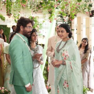 Kavya Shetty Instagram - #BTS from @kalyanjewellers_official shoot with Nag Sir 
#nagarjunaakkineni #gbvijaydirection #kmr  #kavyamanohar

📸 @rainbowmedia_photography